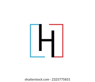 H creative logo design element