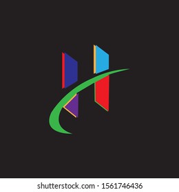 H different logo design  for the various color  
