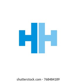 H H Or Double H Letter Logo