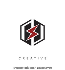 h electric logo design vector icon symbol