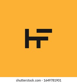 H & F monogram logo in minimalist shape.