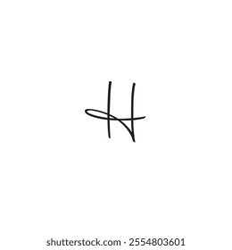 The H font logo features a sleek and modern design, characterized by its bold and distinctive letterform. Crafted with precision, this logo embodies professionalism and creativity, making it an ideal 