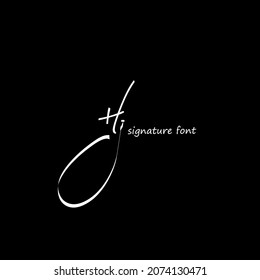 H g Hg Anfangsbuchstaben Handschrift und Unterschrift Logo