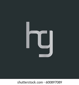 H & G Letter logo design vector element