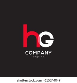 h & g Letter logo design vector element