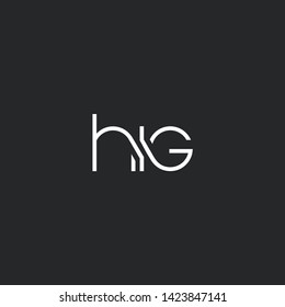 H I G letters Joint logo icon vector for business card and corporate identity.