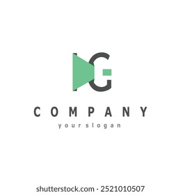 H G logo design .company logo