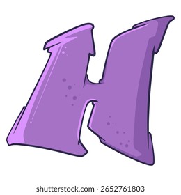 H Graffiti Font Typography Letters Urban