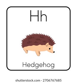 H for Hedgehog for kids