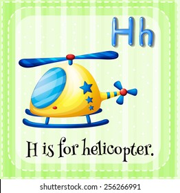 H is for helicopter