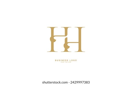 H, HH, Abstract Letters Logo Monogram