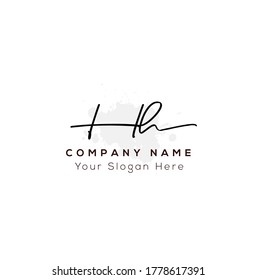  H H HH Initial letter handwriting and signature logo.
