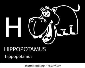 h for hippopotamus