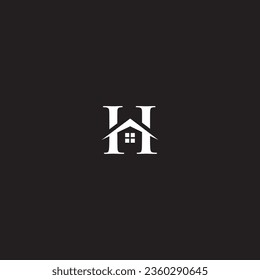 H Home Logo Vector element. Initial logo template