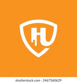 H Honey Shield minimalist logo