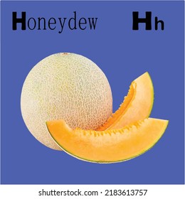 H for Honeybee fruit English Alphabet Letter