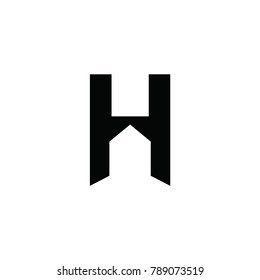 H House Logo Vector