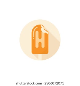 H-Eis-Anfangsbuchstaben Logo-Vektorgrafik