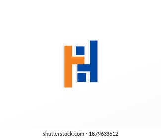H Icon Concept Company Identity Logo Stock Vector (Royalty Free ...