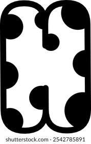 The "H" icon with a cow-pattern design is ideal for logos, branding, or creative projects. Its unique, eye catching pattern adds a modern, distinctive touch, enhancing visual appeal and memorability