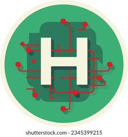 H initial letter Circuit technology