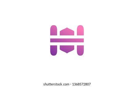 H intial logo