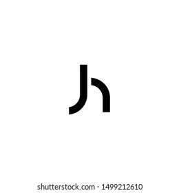 H J HJ Beauty vector initial logo