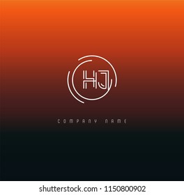 H & J Joint logo icon vector template.