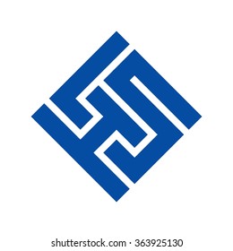 H, L, And S Logo Vector.