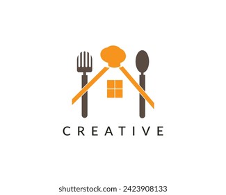 H Latter FOOD Institute logo Design 