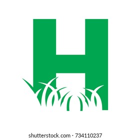 H Lawn Care Logo