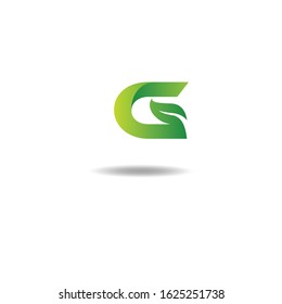 H Leaf Letter Logo Icon Design in Green Colors. Eco Bio Letter Design Vector Illustration.