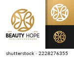 H Letter Beauty Floral Logo Design, brand identity logos vector, modern logo, Logo Designs Vector Illustration Template