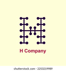 H Letter Company Logo. H font Logotype Branding Symbol Identity