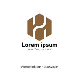 H Letter Construction logo Design, Logo Mark, Wordmark H letter