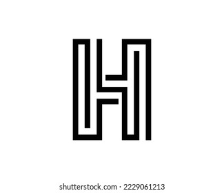 H letter creative design vector template