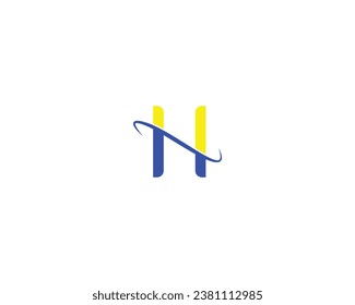 Designelement für kreatives H-Buchstaben