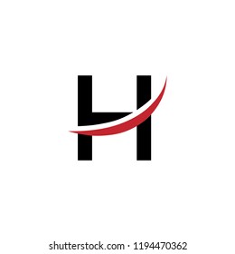 H Letter design. 