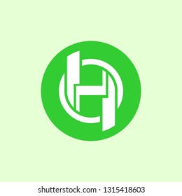 H letter design.