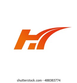 H letter design.