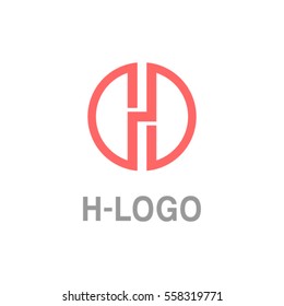 H letter design.