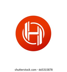H letter design.