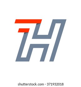 H letter fast speed logo. Vector design template elements for your application or corporate identity.