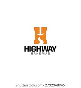 H letter for handyman carpentry vector logo design