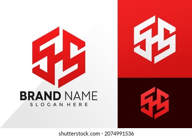 H Letter Hexagon Logo Design Vector Template