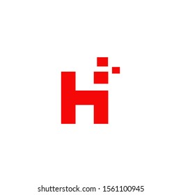 H letter initial icon logo design inspiraiton vector templated