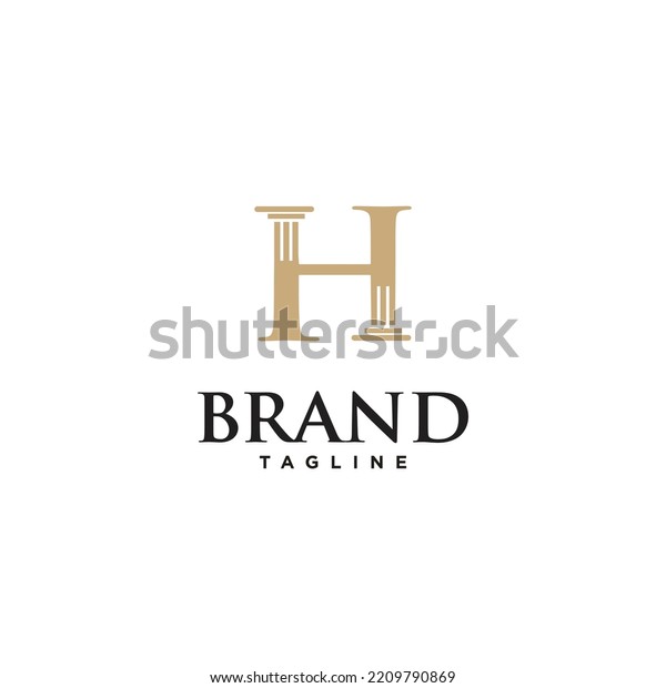 H\
Letter Law Premium Vector logo icon vector\
Template\

