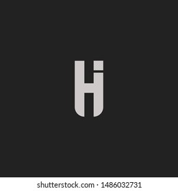 H and I  letter logo
