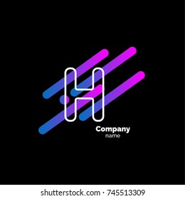 H letter logo