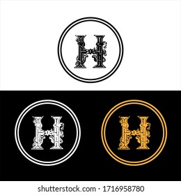 H letter logo abstract design